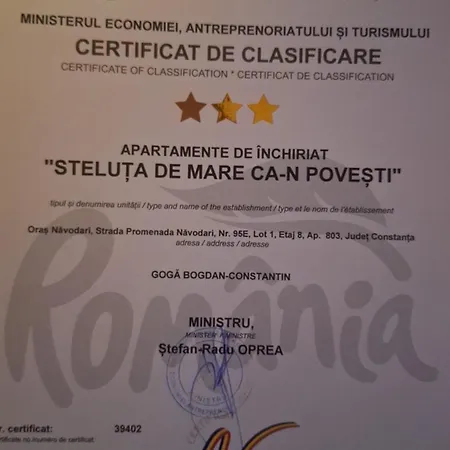 Steluta De Mare Ca-n Povesti Apartment Navodari